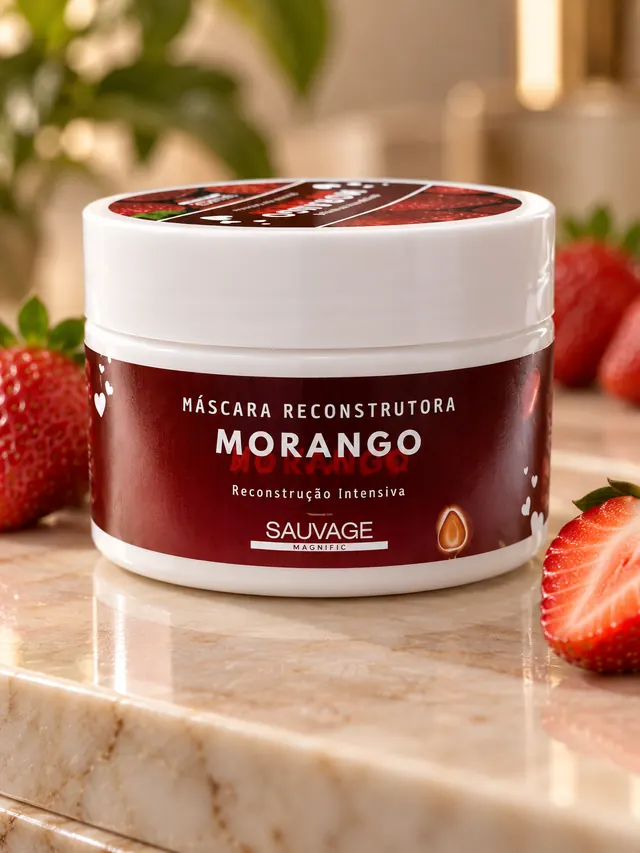 Máscara Reconstrutora Morango - Sauvage Magnific