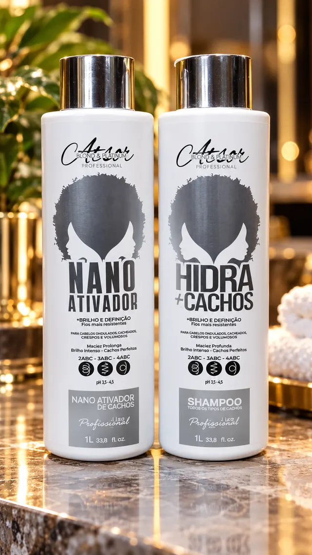 Nano Ativador + Hidra Cachos - Atsor Professional